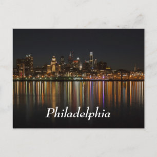 Philly night postkarte