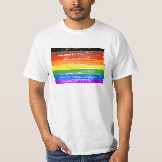 Philly Pride Flag T-Shirt (Vorderseite)