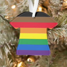 Philly Regenbogen Prix Gay Inclusive Fahne Weihnac Ornament