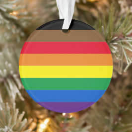 Philly Regenbogen Prix Gay Inclusive Fahne Weihnac Ornament
