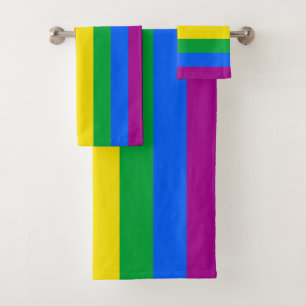 Philly Regenbogen-Stolzflagge Badhandtuch Set
