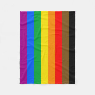 Philly Regenbogen-Stolzflagge Fleecedecke