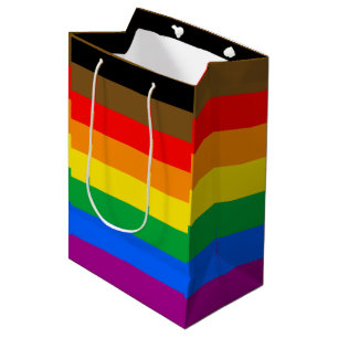 Philly Regenbogen-Stolzflagge Mittlere Geschenktüte