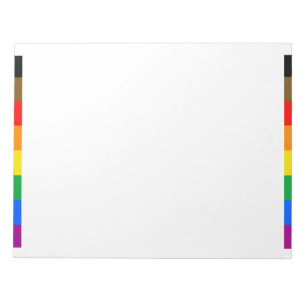 Philly Regenbogen-Stolzflagge Notizblock