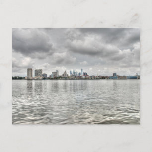 Philly Skyline Postkarte