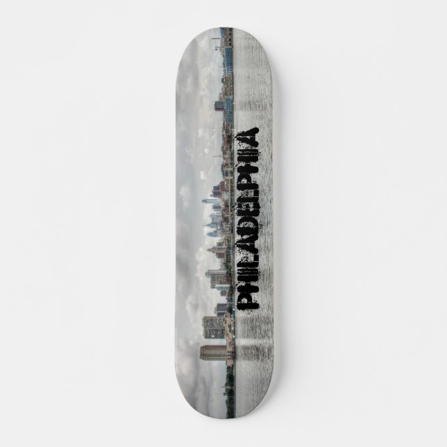 Philly Skyline Skateboard (Vorne)