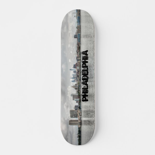 Philly Skyline Skateboard (Vorne)