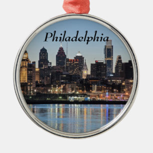 Philly Sonnenuntergang Ornament Aus Metall