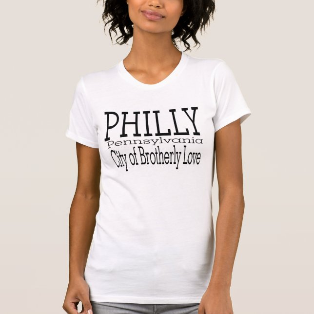 Philly Stadt der brüderlichen Liebe T-Shirt (Vorderseite)