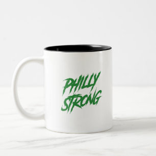 Philly Strong Graffiti Style Zweifarbige Tasse