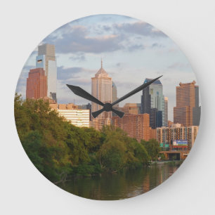 Philly summer große wanduhr