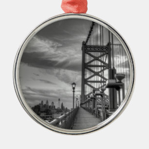 Philly von der Brücke Ornament Aus Metall