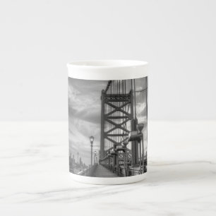 Philly von der Brücke Prozellantasse