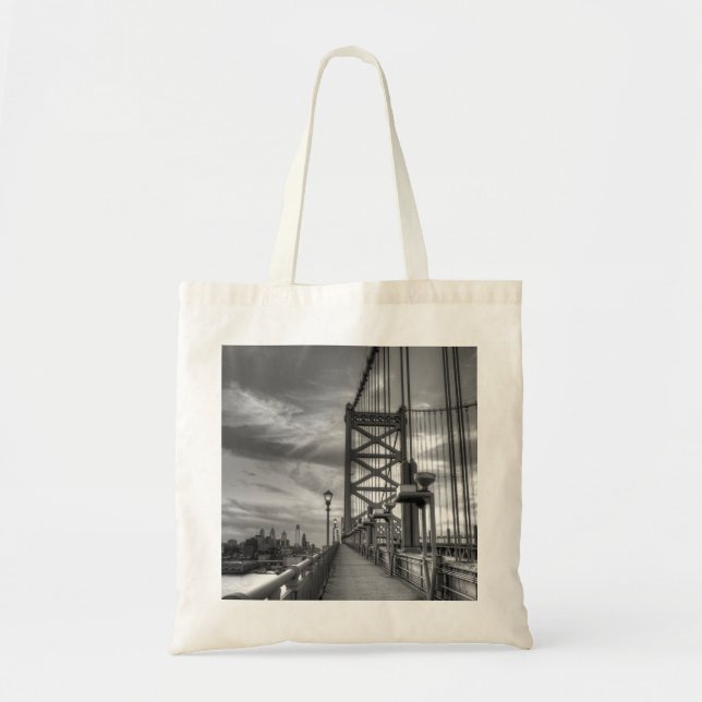 Philly von der Brücke Tragetasche (Vorne)