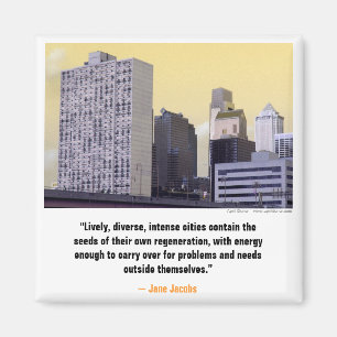 "PhillyTunes" Jane Jacobs Magnet