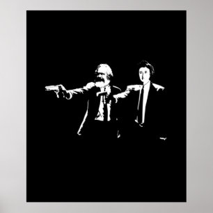 Philo Fiktion Karl Marx und Rosa Luxemburg Poster