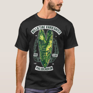 Philodendron Billietiae Variegierte botanistische T-Shirt