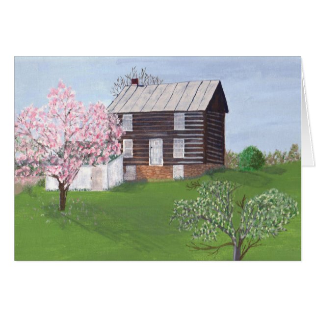 Philomont Log Kabine (Vorderseite (Horizontal))