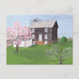 Philomont Log Kabine Postkarte