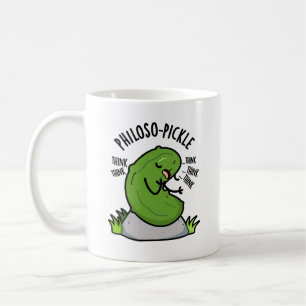 Philoso pickle Funny Pickle Pun Kaffeetasse