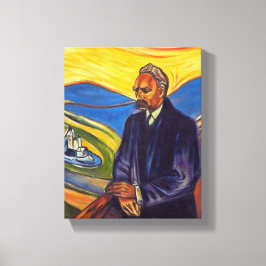 Philosoph Friedrich Nietzsche (von Edvard Munch) Leinwanddruck