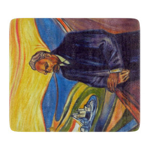 Philosoph Friedrich Nietzsche (von Edvard Munch) Schneidebrett