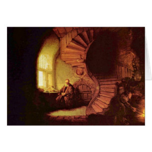 Philosoph in der Meditation. Durch Rembrandt Van
