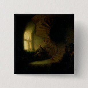 Philosoph in Meditation, 1632 Button