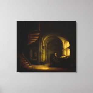 Philosoph mit einem offenen Buch, 1625-7 (Öl auf Leinwanddruck