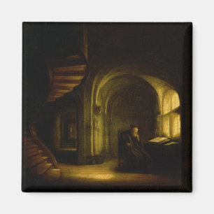 Philosoph mit einem offenen Buch, 1625-7 (Öl auf S Magnet