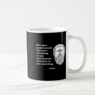 Philosoph Plato Zitat - Philosophie Student Nerd Kaffeetasse