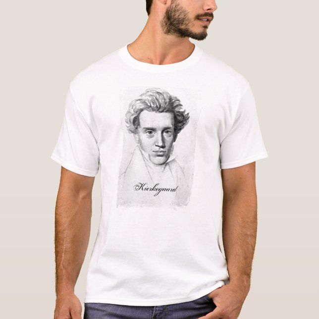 Philosoph Soren Kierkegaard T-Shirt (Vorderseite)