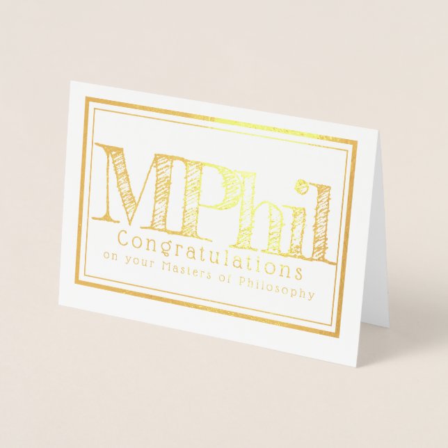 Philosophen gratulieren folienkarte (Vorderseite)