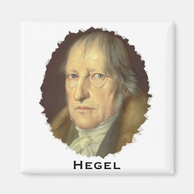 Philosopher Georg Hegel Magnet (Vorne)