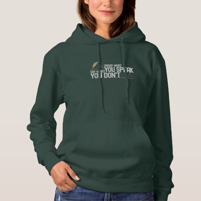 Philosophical Women's Pullover Hoodie (Vorderseite)