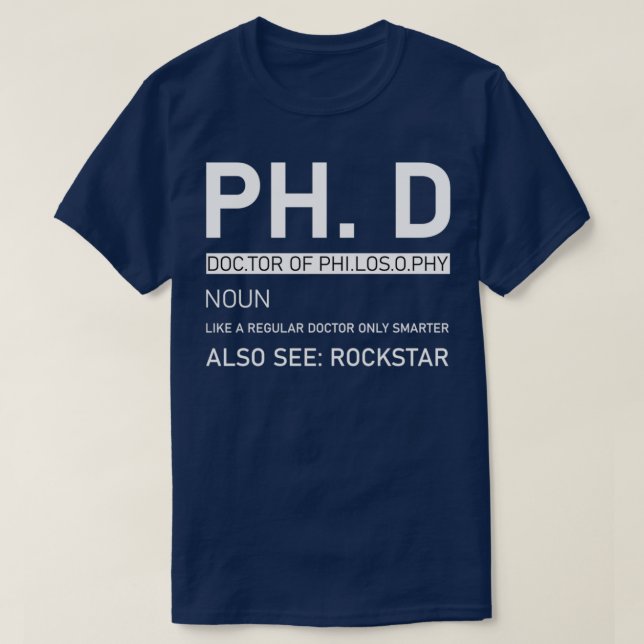 Philosophie 5 T-Shirt (Design vorne)