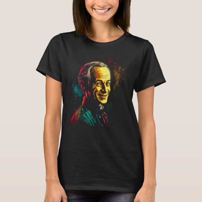 Philosophie Brand Immanuel Kant T-Shirt (Vorderseite)