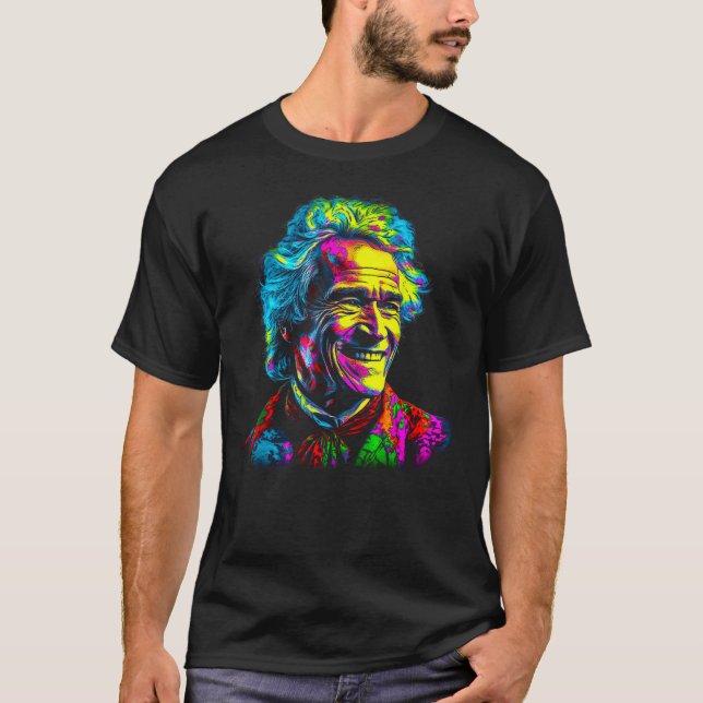 Philosophie Brand Jean Jacques Rousseau T-Shirt (Vorderseite)