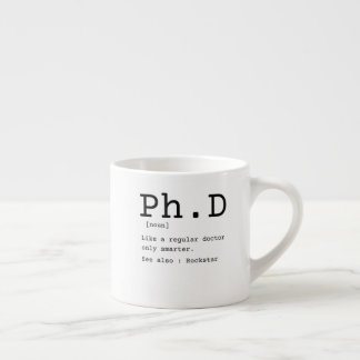Philosophie der Doktorarbeit Doktorarbeit Espressotasse