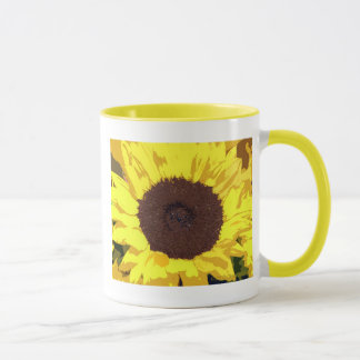 Philosophie einer Sonnenblume Tasse