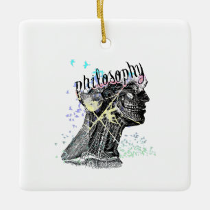 Philosophie Keramikornament
