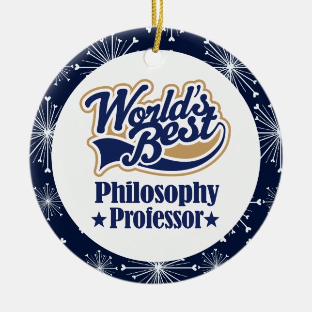 Philosophie-Professor Gift Ornament (Vorne)