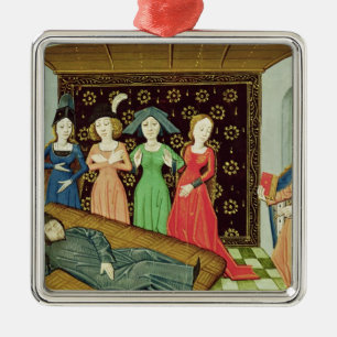 Philosophie und die Musen Silbernes Ornament