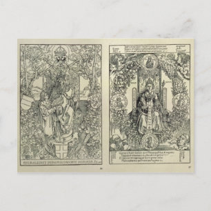 Philosophie und Kaiser von Habsburg Postkarte