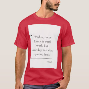 Philosophie Zitat Aristoteles T-Shirt