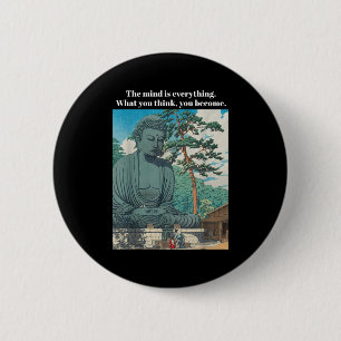Philosophie Zitat Buddha Buddhismus Meditation Pos Button