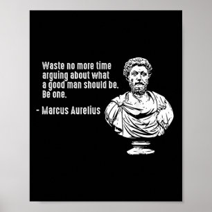 Philosophie Zitate Lehrer Stoicismus Marcus Aureli Poster
