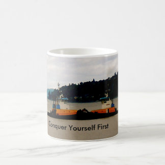 Philosophische Schlepper-Tasse Kaffeetasse