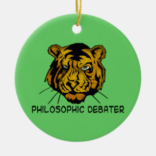 Philosophischer Disputant Keramik Ornament