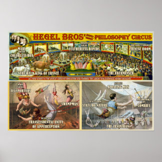 Philosophischer Zirkus Poster